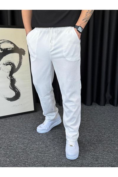 Altamira Men's White Ottoman Sweatpants