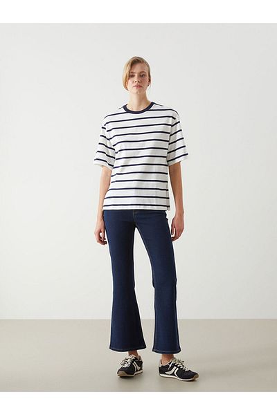 LC Waikiki Tricou cu dungi LCW pentru femei