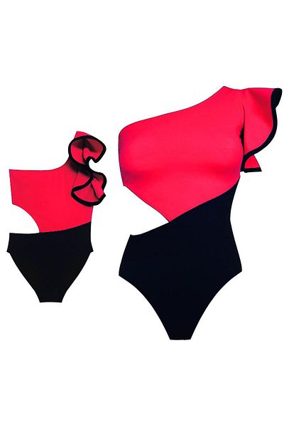 DEEP BEACH Mother Daughter Combination Swimsuit Db 200708 μα