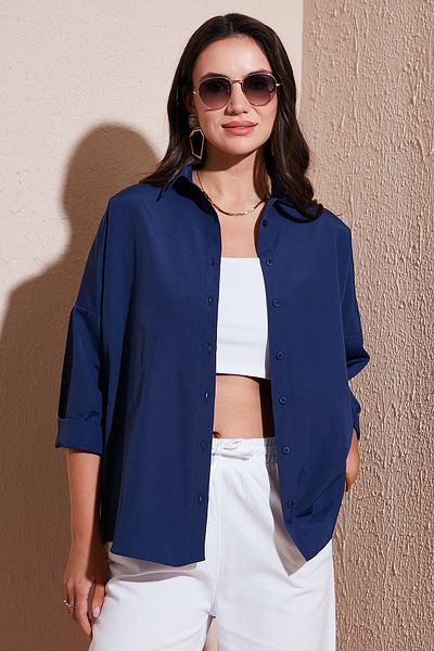 Lela Cotton Blended Regular Fit Shirt Shirt 6772418