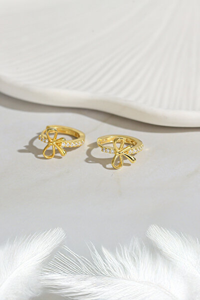 Gümüş Vadisi Kadın 925 Ayar Gümüş Zirkon Taşlı Küpe