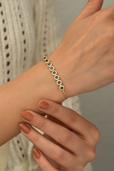 Papatya Silver 925 Ayar Ayarlanabilir Gümüş Su Yolu Bileklik.rose.gold.rodaj