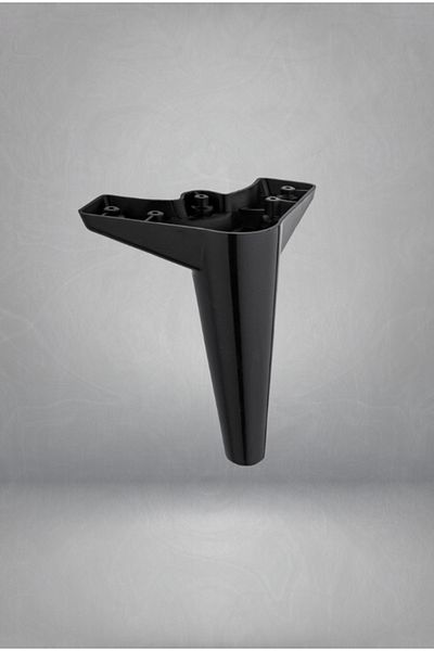 ALPAKS Picior din plastic Zirve Negru 15cm Mobilier Fotoliu Masă Baza Dulap Picior Picioare – Design elegant și durabil