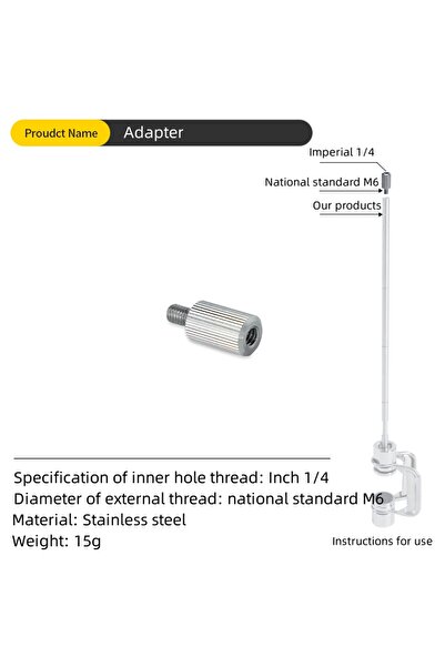 Choice Adapter Outdoor IGT Table Supply Portable Light Pole Bracket Stainless...