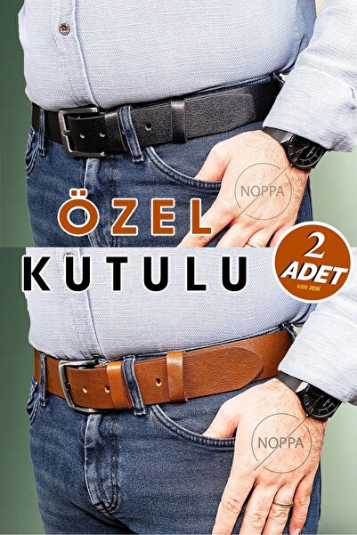 debbah 2 bucăți 100% piele de bivol autentică pentru bărbați, curea de blugi ...