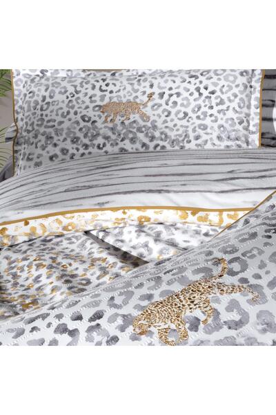 Sarev Persian Gray Double 100% Cotton Duvet Cover Set