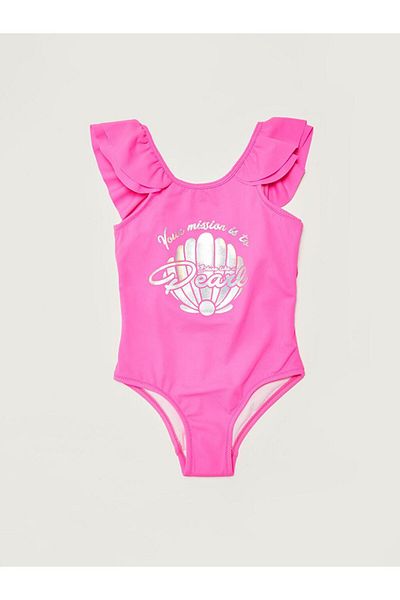DEEP BEACH Foil Printed Girl's Swimsuit Db200722cm