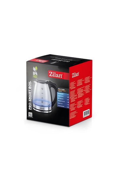 Zilan Fierbator electric Zilan ZLN8115, putere 1800 W, capacitate 1.8 litrii, transparent