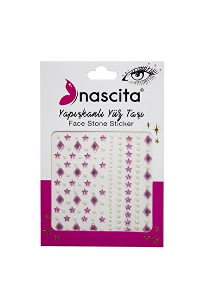 nascita Yapışkanlı Yüz Taşı Pembe Beyaz