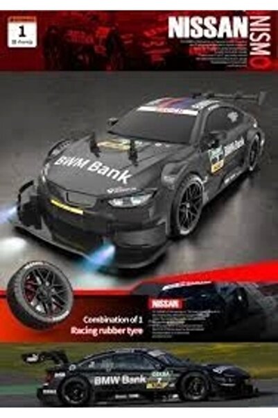 Generic 1:16 Hızlı Drift Şarjlı BMW M4 GT3 Spor Araba 4x4 RC Uzaktan kumandalı Yarış Aracı 40 Km/s Hızında H