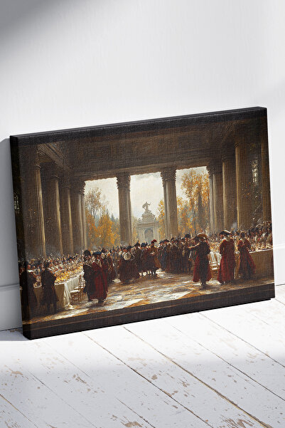 Store Senatodan Akşam Yemeği Premium Kanvas Tablo