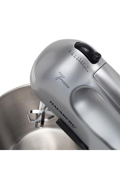 Hausberg Mixér HB-3551NG, 7 rychlostí, výkon 250 W, 2L NEREZOVÁ MÍSA, Černá