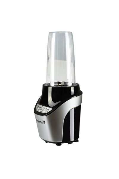 Hausberg Blender 2 in 1 , putere 1000W, Hausberg HB7705NG, Nutrition Extractor, 8 piese, Negru
