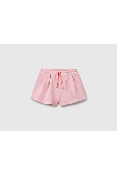United Colors of Benetton Pantaloni scurți din bumbac pentru fete