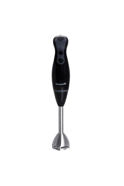 Hausberg Blender de mana HB-7672NG, 300 W, Lama din otel inoxidabil,Tija de otel inoxidabil, 2 viteze, Negru