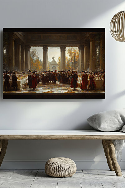 Store Senatodan Akşam Yemeği Premium Kanvas Tablo