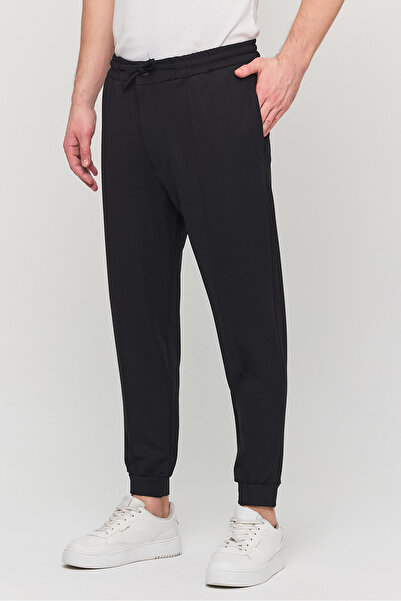 YXC Trend Maker Men's Slim Fit Elastic Waist Drawstring Zippered Lycra Comfortable Jogger Pants