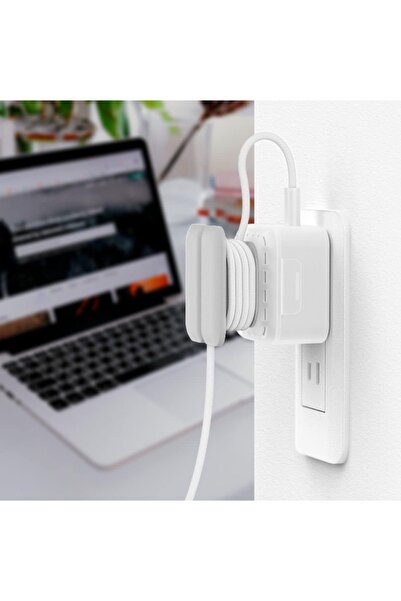 ucuzmi Apple 35w Şarj Cihazı 35W Adaptör Düzenleyici Kılıf MacBook iPad Şarj Cihazı Kılıfı Seyahat Kablosu