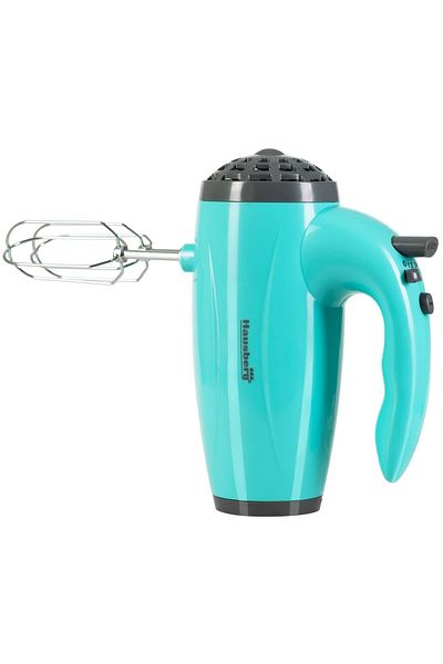 Hausberg Mixer de mana Hausberg HB-4119BL, 5 viteze, putere 300W, motor de cupru, Bleu