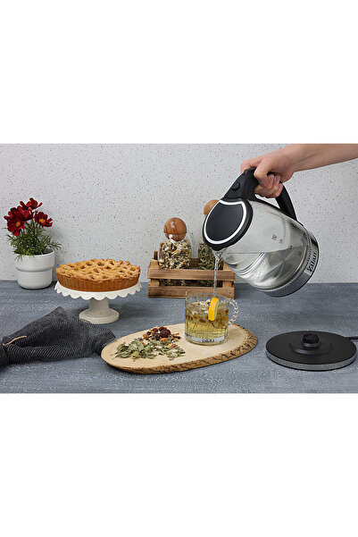 Zilan Ηλεκτρικός βραστήρας ZLN8115, ισχύς 1800 W, χωρητικότητα 1,8 λίτρα, διαφανής