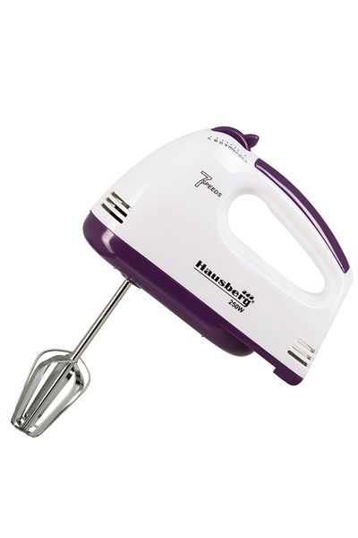Hausberg Mixer De Mana, Hb-4112mv, Alb/mov, 250 W, 7 Viteze
