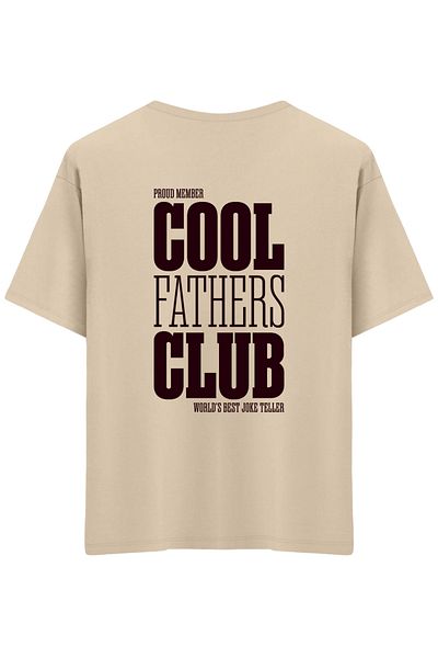 BetterThanCo Cool Fathers Club - Oversized T-shirt