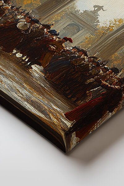 Store Senatodan Akşam Yemeği Premium Kanvas Tablo