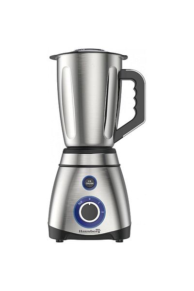 Hausberg Blender cu rasnita, HB-7763, 600 W, recipient din inox 1.5 L, doua viteze cu pulsatii