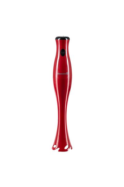 Hausberg Blender de mana HB-7669RS, 350 W, Lama din otel inoxidabil, Ax interior din otel inoxidabil, Rosu