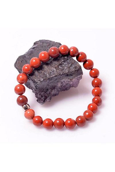 Taş Sandığı Red Jasper Stone Bracelet - 8 mm