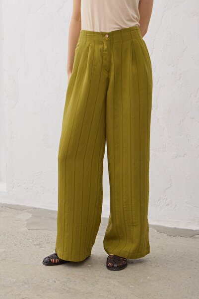 QANU Modal Trousers Oil Green