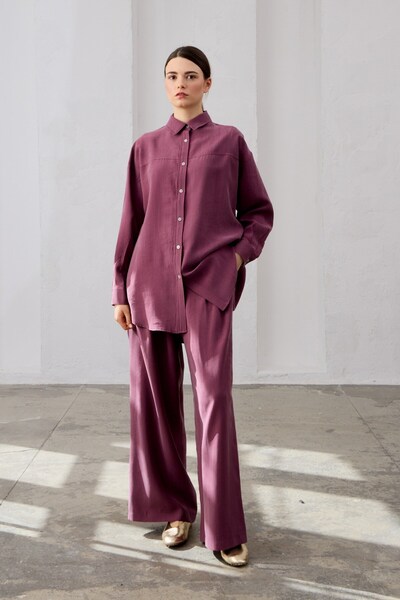 QANU Violet Pantolon Mürdüm (ÖN SİPARİŞ)