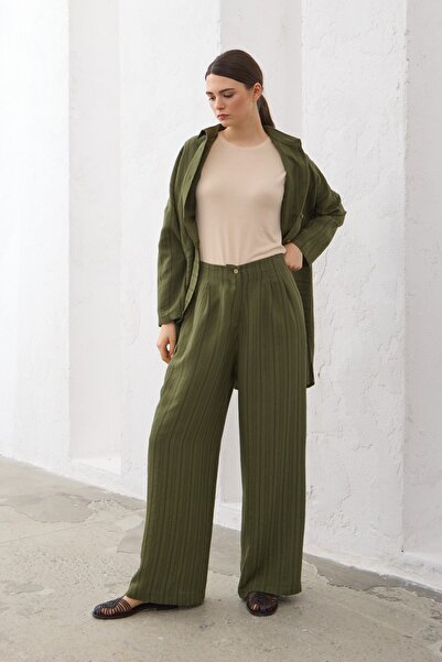 QANU Modal Trousers Green