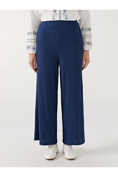 LC Waikiki Pantaloni de damă cu textura cu talie elastică de sezon nou - S5GI74Z8