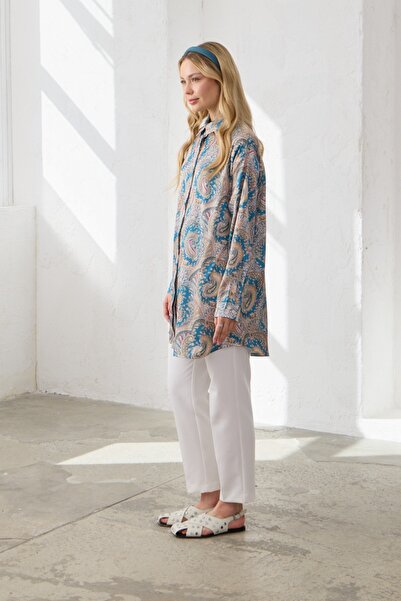 QANU Сорочка з візерунком Indigo