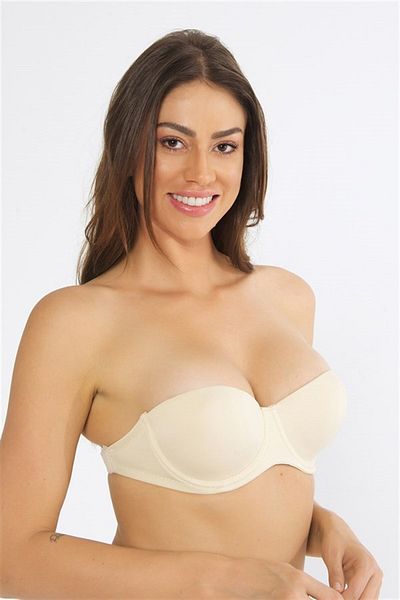 The Clover Basic Bra Without Support with Transparent Straps Th.51.Cl.0.R.2.Nrt