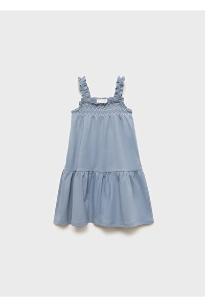 MANGO Baby Büzgü detaylı elbise