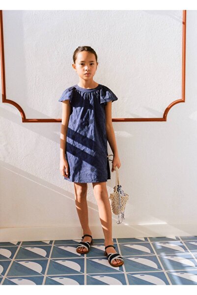 MANGO Kids Cross-Strapped Sandals