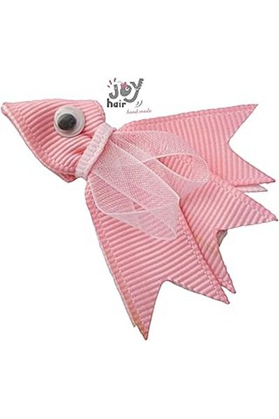 Mu Art Joy Hair Pink Fish Handmade Hair Clip