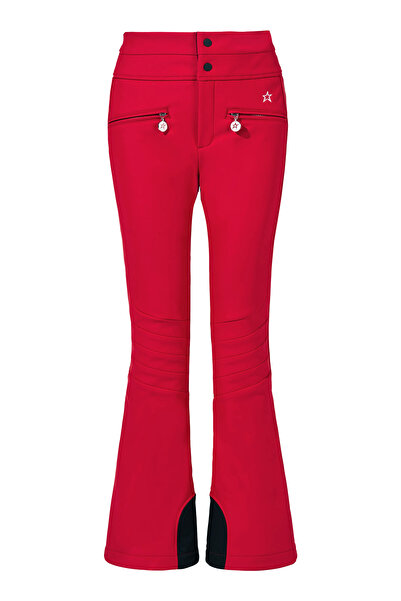 Perfect Moment بنطال أورورا سليد عالي الخصر - أحمر