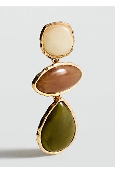 MANGO Woman Náušnice s korálkovými vložkami