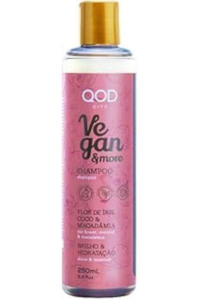 Mu Art Vegan Shampoo Vegan Formula Crulty Free Gives Shine & Moisture Iris Flower & Coconut & Macad