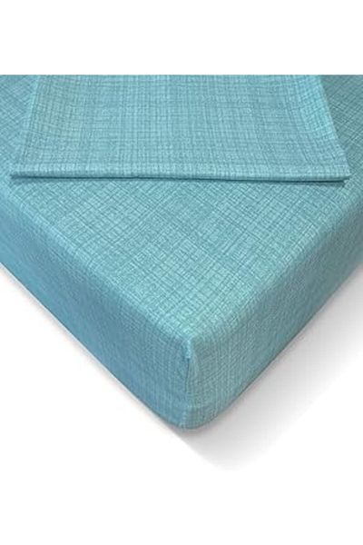 Hepta Collection Alla Turca At7601 Ranforce 100X200 سم طقم ملاءات جاهزة، بنزين