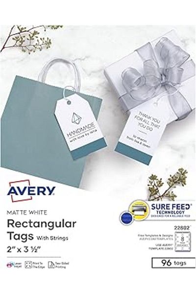 Hepta Collection Avery Printable Tags Pack of 96 for Wire Inkjet