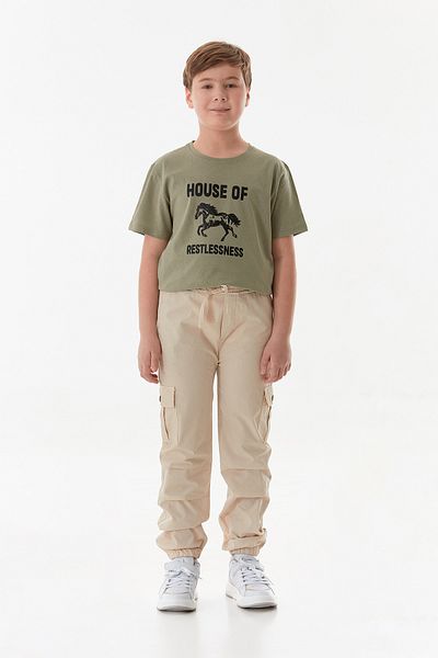 Fulla Moda Παντελόνι Jogger Boy's Parachute Fabric