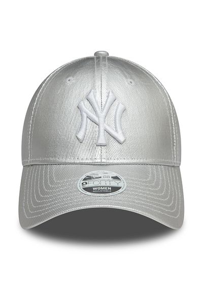 NEW ERA New York Yankees Women's Met Denim Silver 60595374   Hat