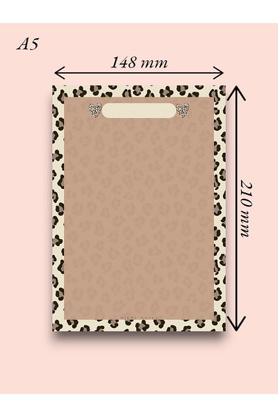 Mirya Notes Leopard Patterned A5 Notepad - Notepad
