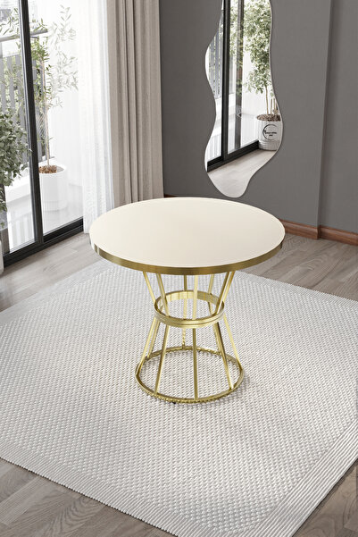 BY ORHAN GÜZEL Mutfak Masası , Yuvarlak Masa , 4 Kişilik Masa, Gold Vazo Masa...