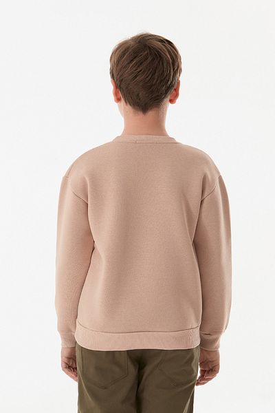 Fulla Moda Παγκόσμια εμπριμέ φούτερ για αγόρια με λαιμόκοψη