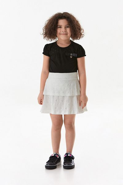Fulla Moda Lacy Ruffled Girl's Skirt